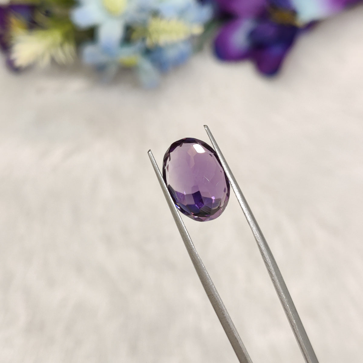 Natural Amethyst (Jamunia) | AME 351 | 5.15 Carat | Certified