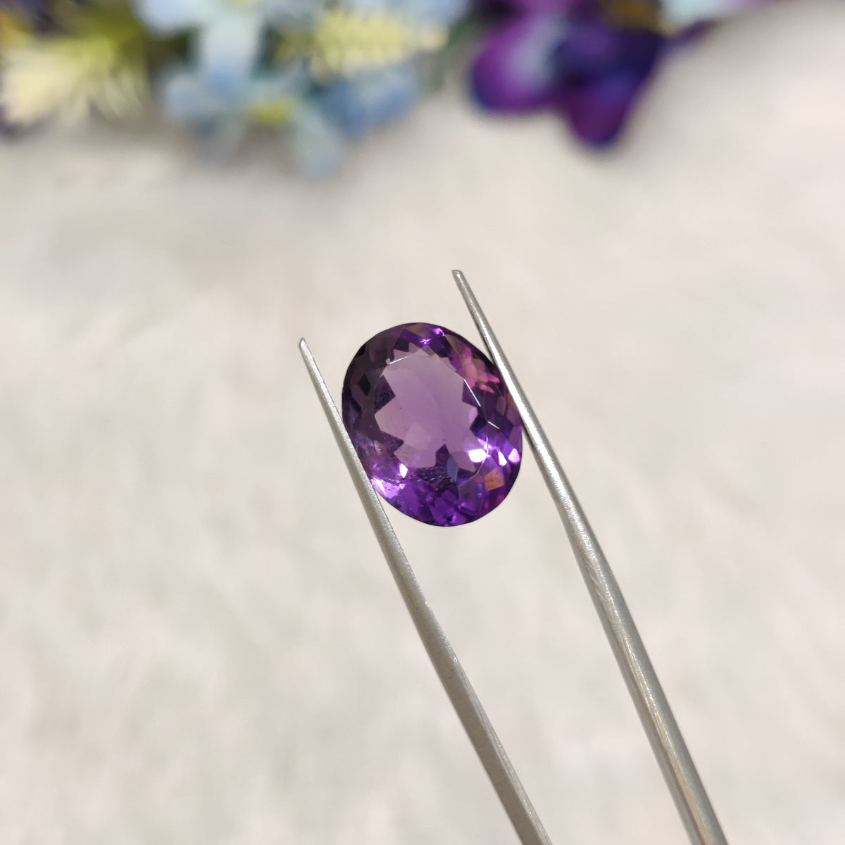 Natural Amethyst (Jamunia) | AME 352 | 7.46 Carat | Certified
