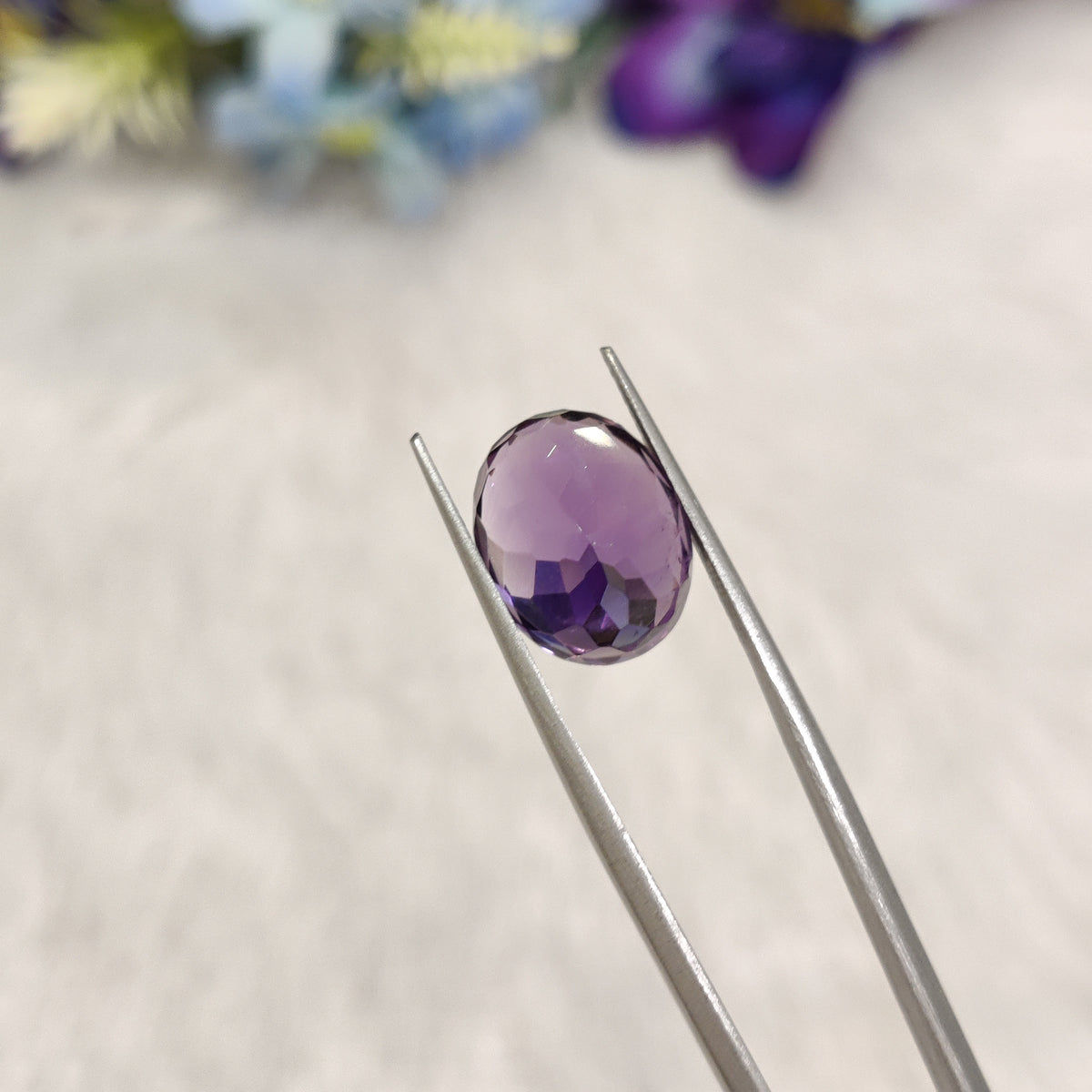 Natural Amethyst (Jamunia) | AME 352 | 7.46 Carat | Certified