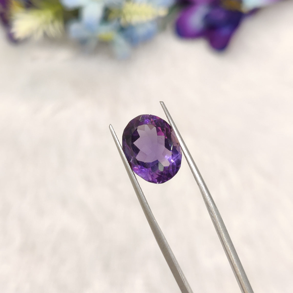 Natural Amethyst (Jamunia) | AME 355 | 6.31 Carat | Certified