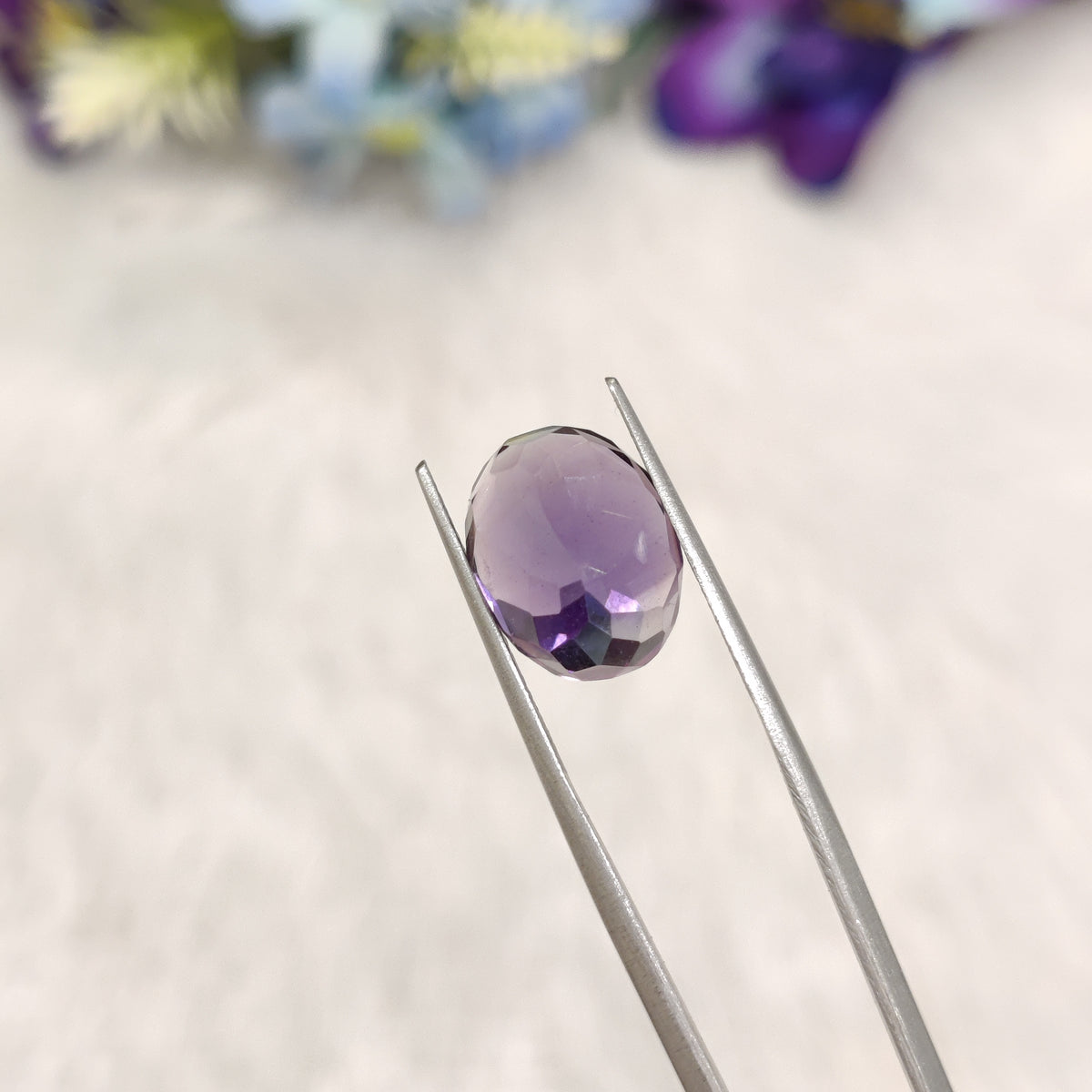 Natural Amethyst (Jamunia) | AME 355 | 6.31 Carat | Certified