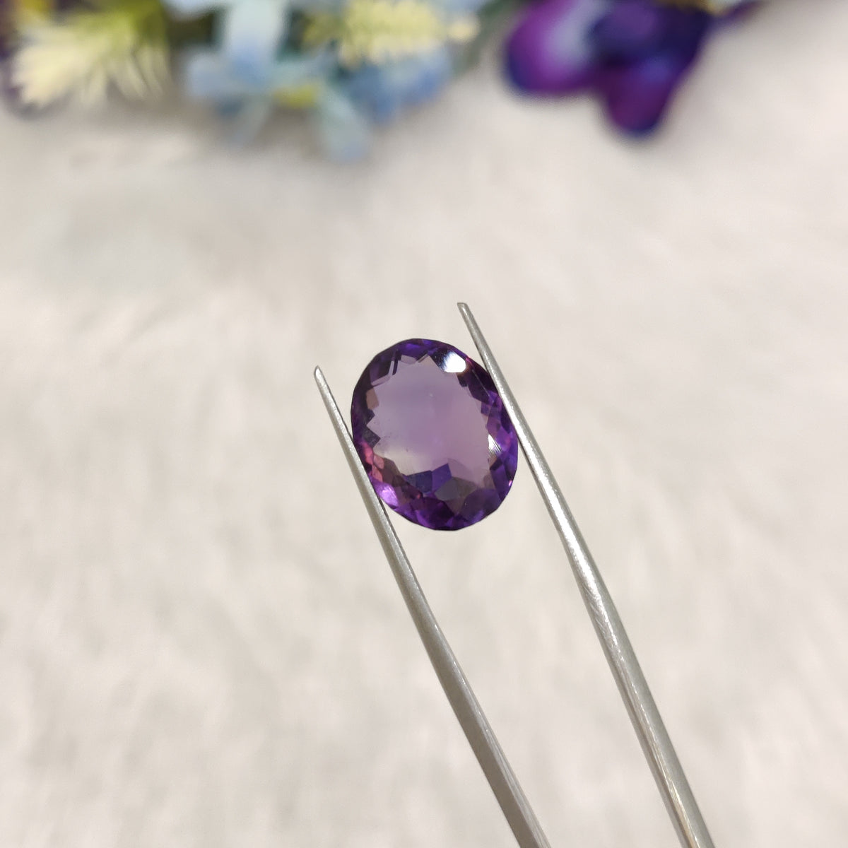 Natural Amethyst (Jamunia) | AME 358 | 6.88 Carat | Certified