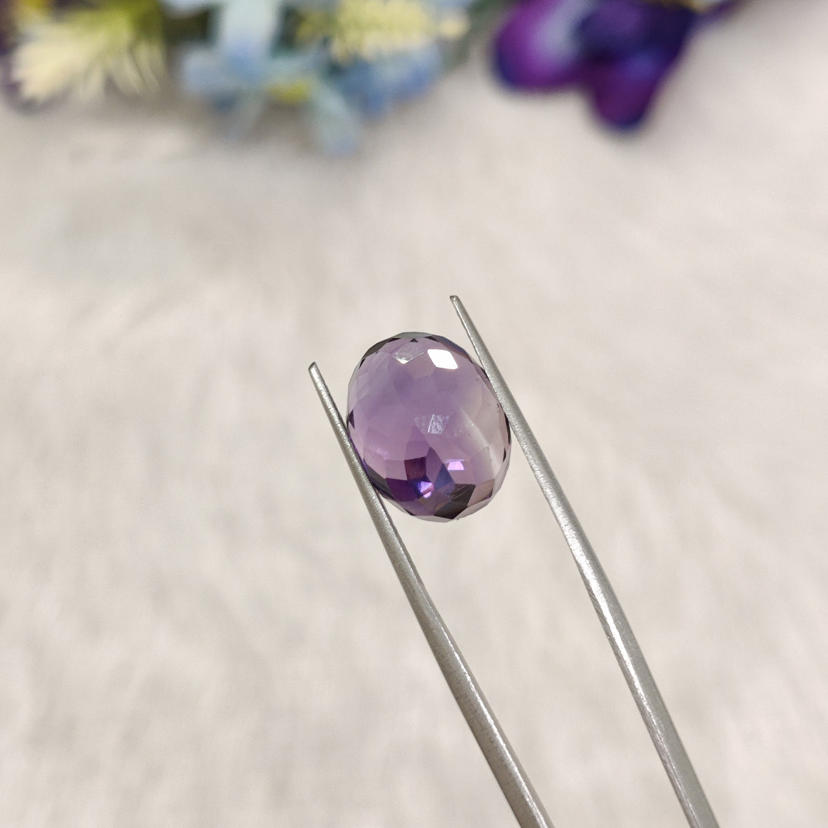 Natural Amethyst (Jamunia) | AME 358 | 6.88 Carat | Certified