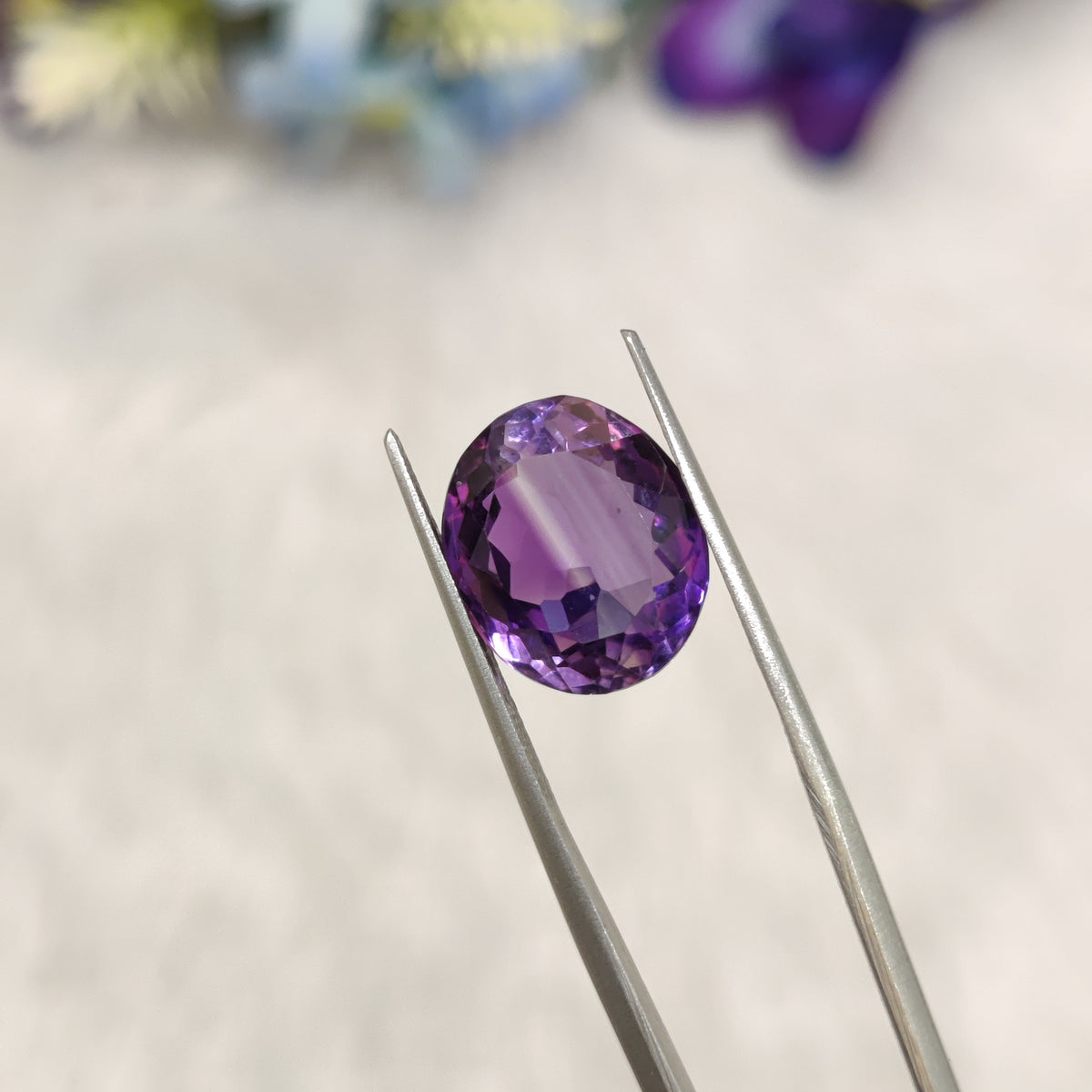 Natural Amethyst (Jamunia) | AME 360 | 7.32 Carat | Certified