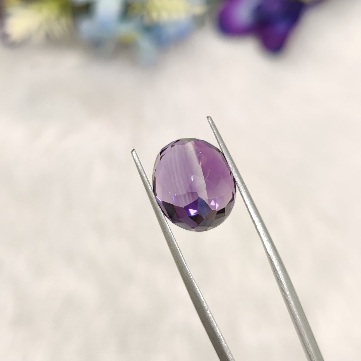 Natural Amethyst (Jamunia) | AME 360 | 7.32 Carat | Certified