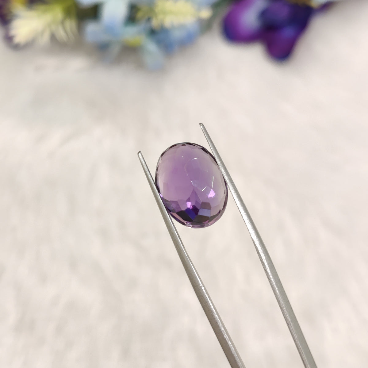 Natural Amethyst (Jamunia) | AME 363 | 7.48 Carat | Certified