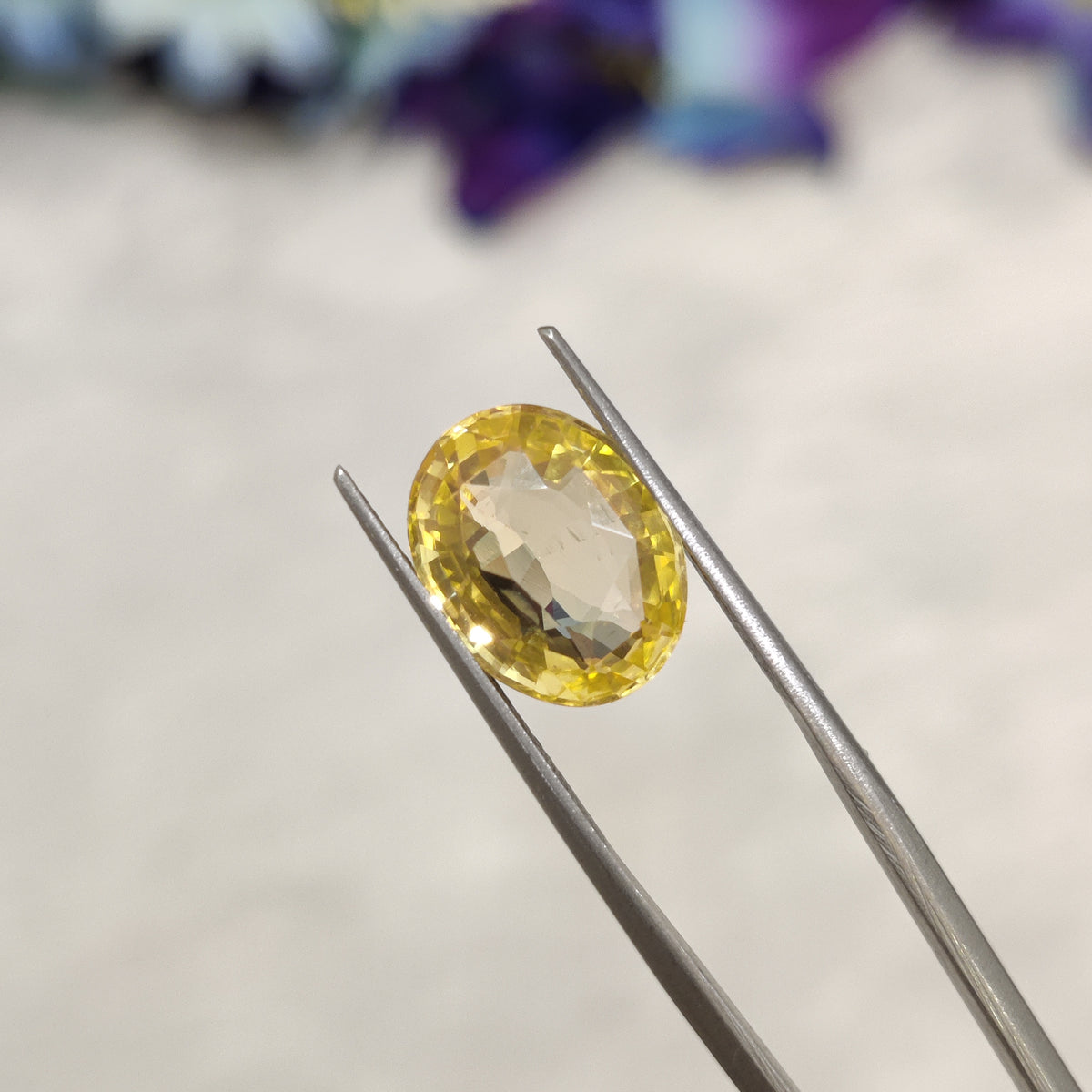 Natural Yellow Sapphire (Pukhraj) | YS 301 | 5.32 Carat | Certified