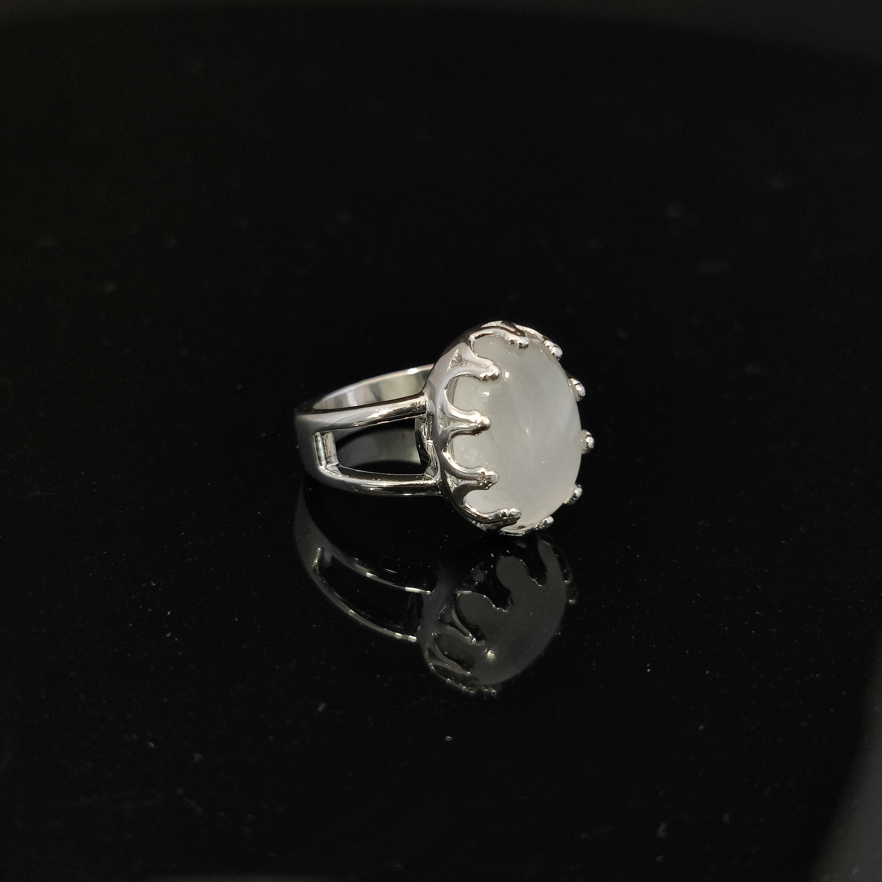 Natural  Blue Moonstone Ring