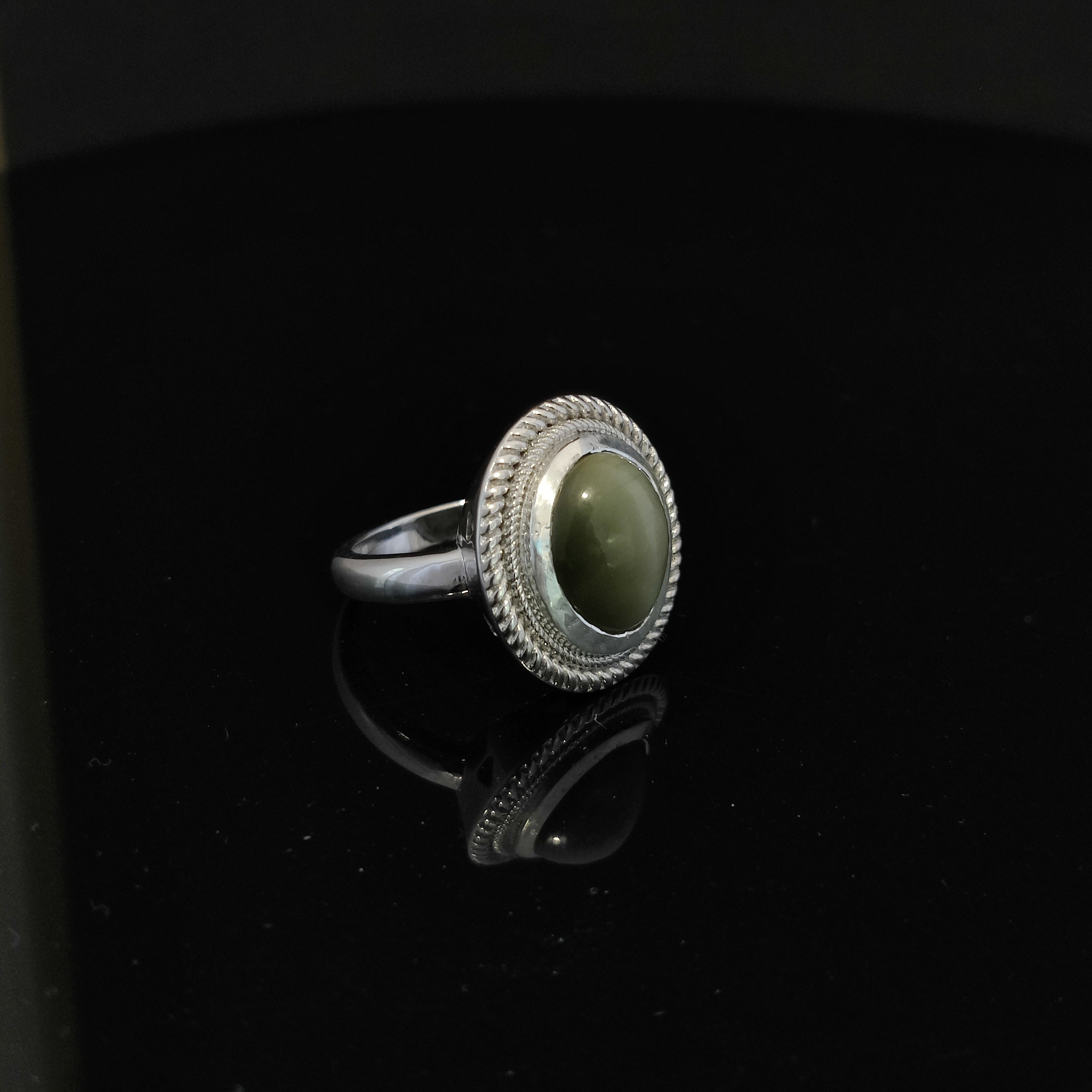 Natural Cats Eye Ring