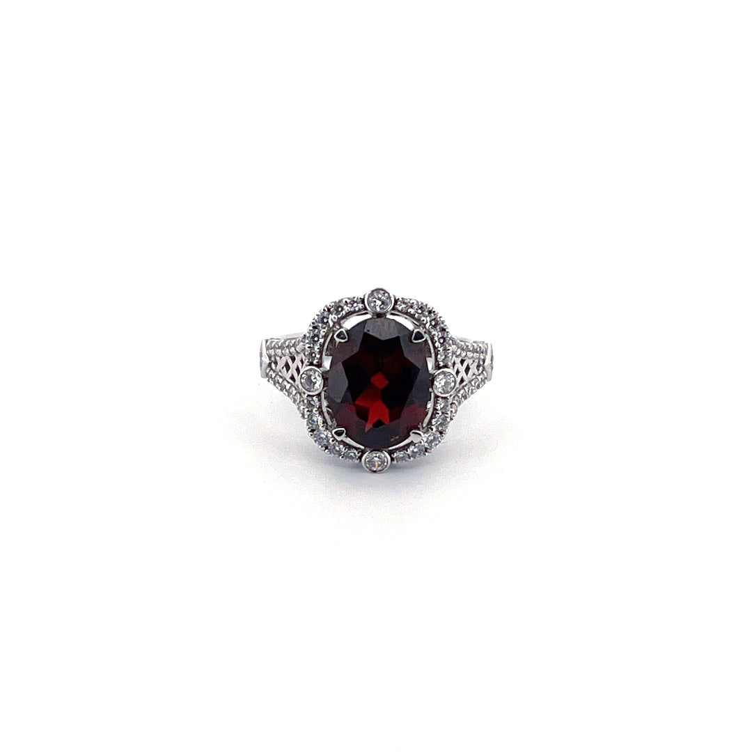Almandine Garnet Ring BGJR-7