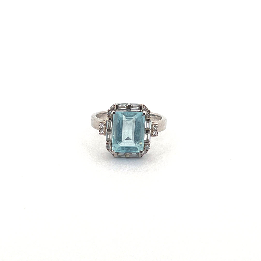 Aquamarine Ring BGJR-6