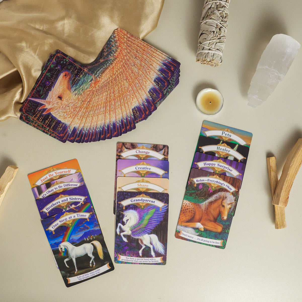 MAGICAL UNICORNS  TAROT CARD