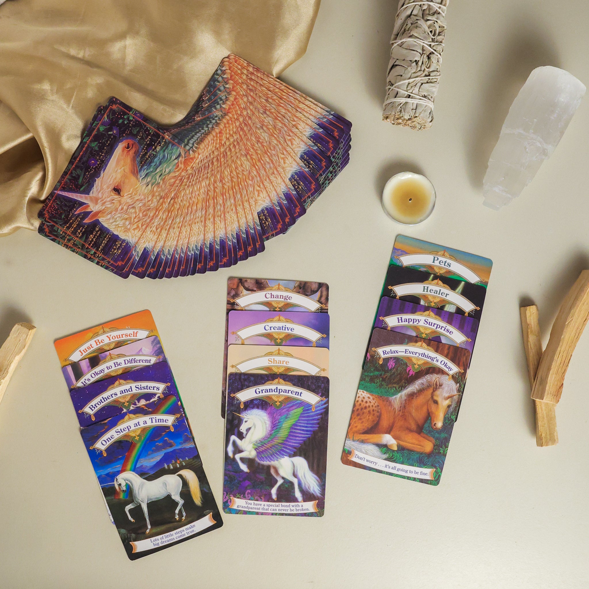 MAGICAL UNICORNS  TAROT CARD