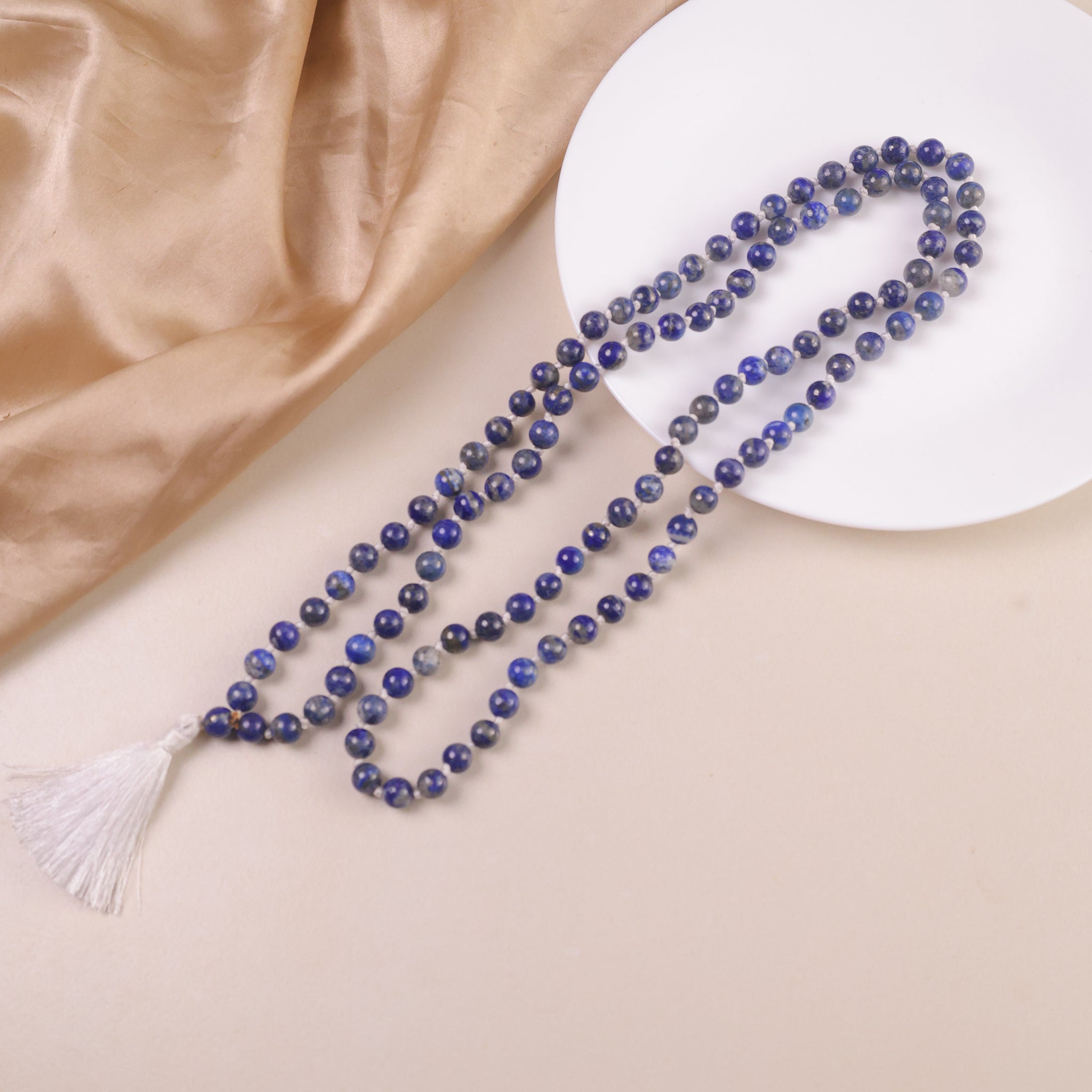 NATURAL LAPIS LAZULI JAAP MALA