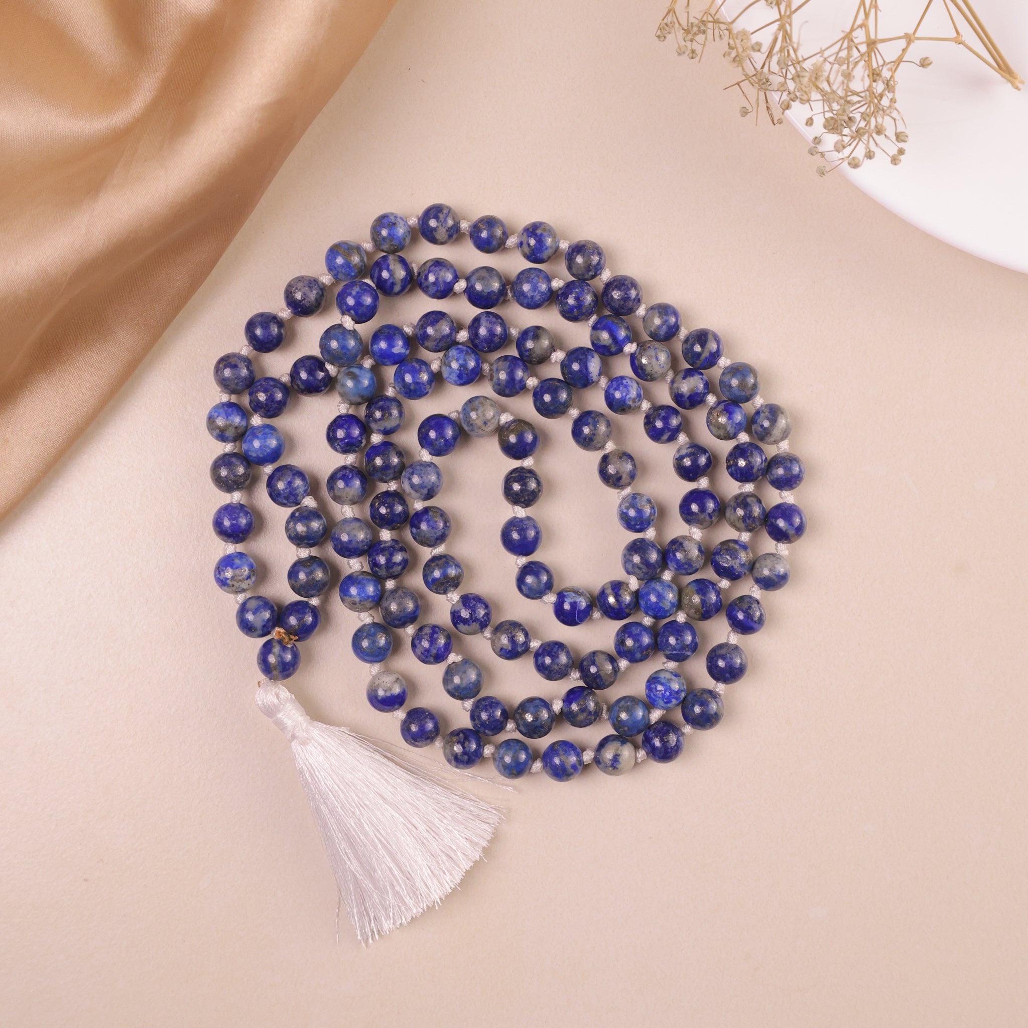 NATURAL LAPIS LAZULI JAAP MALA