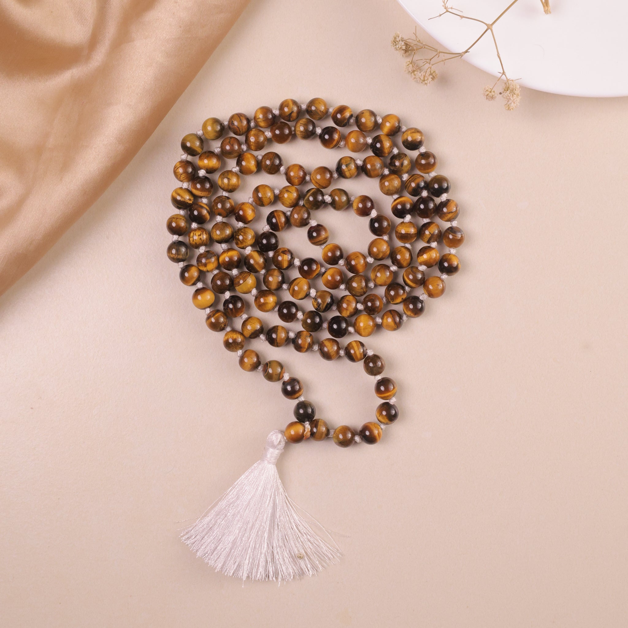 NATURAL TIGER EYE JAAP MALA