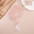 NATURAL ROSE QUARTZ JAAP MALA