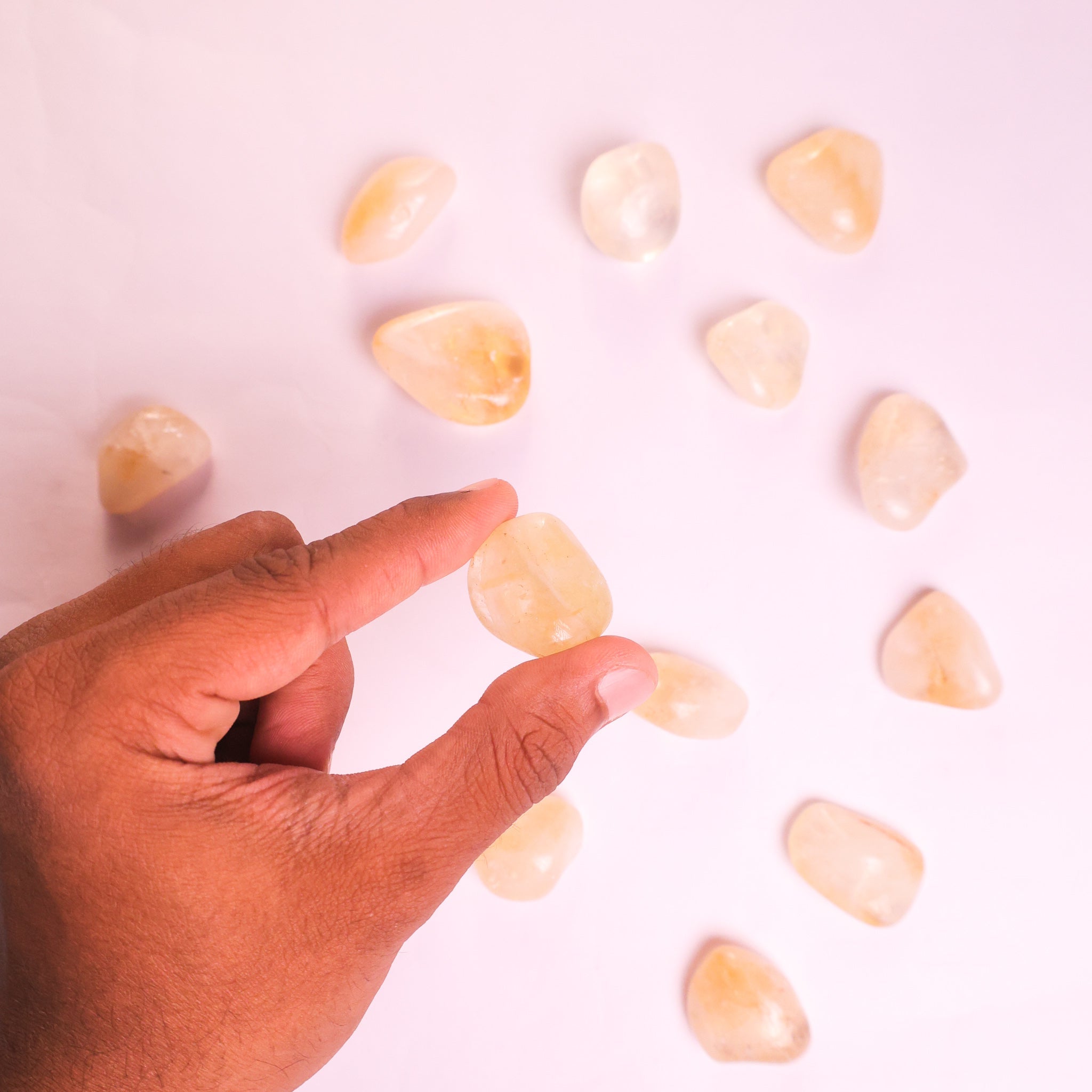 NATURAL CITRINE TUMBLES