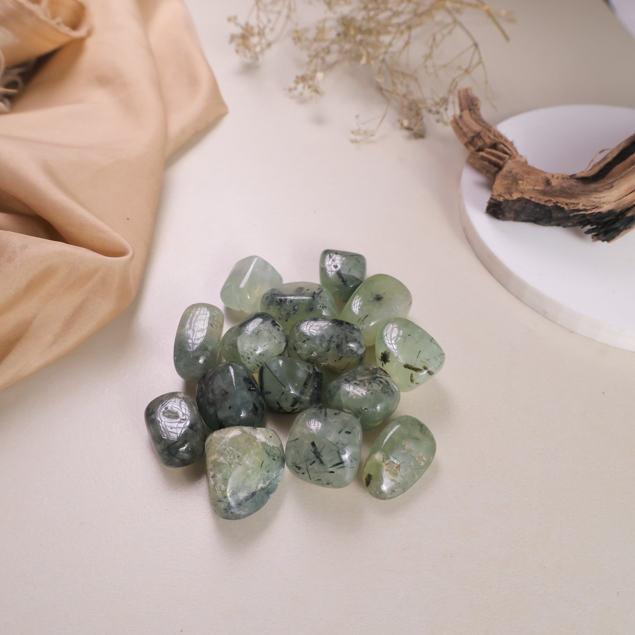 NATURAL PREHANITE TUMBLE