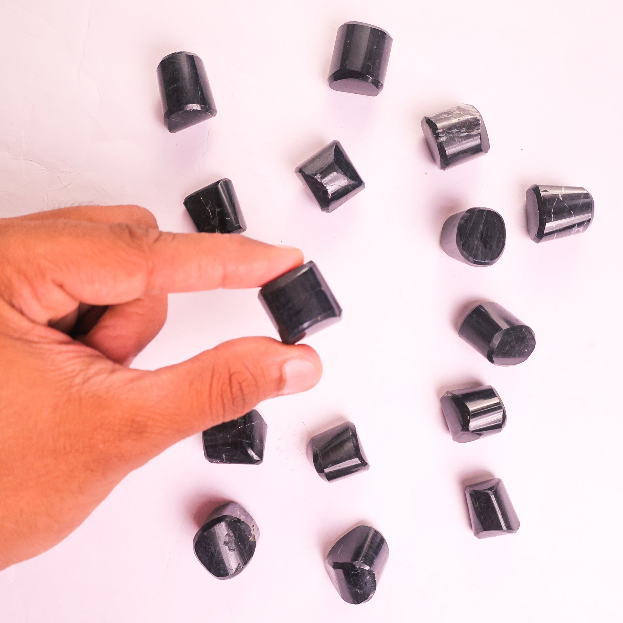 NATURAL BLACK TOURMALINE TUMBLE