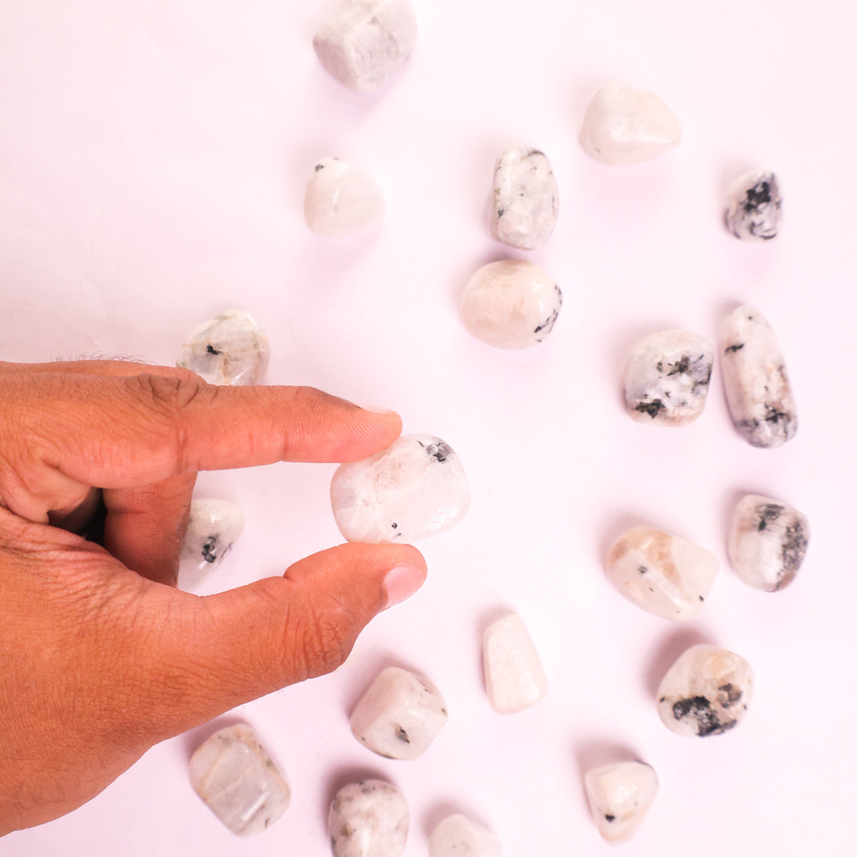 NATURAL RAINBOW MOONSTONE TUMBLE
