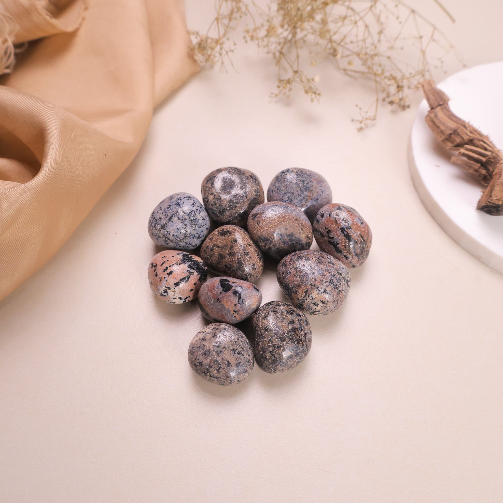 Natural Dotted Jasper Tumbles