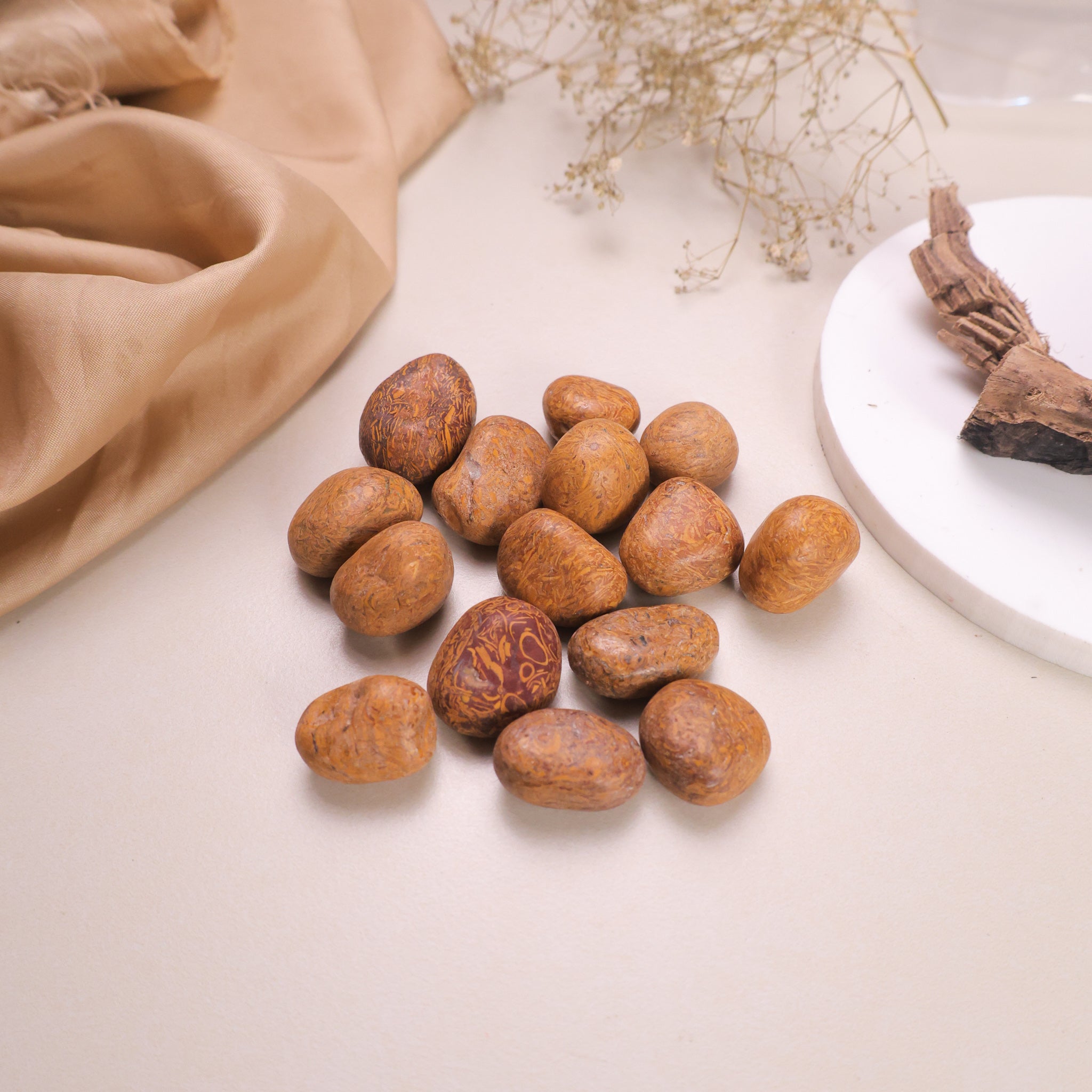 NATURAL MARIYAM JASPER TUMBLE