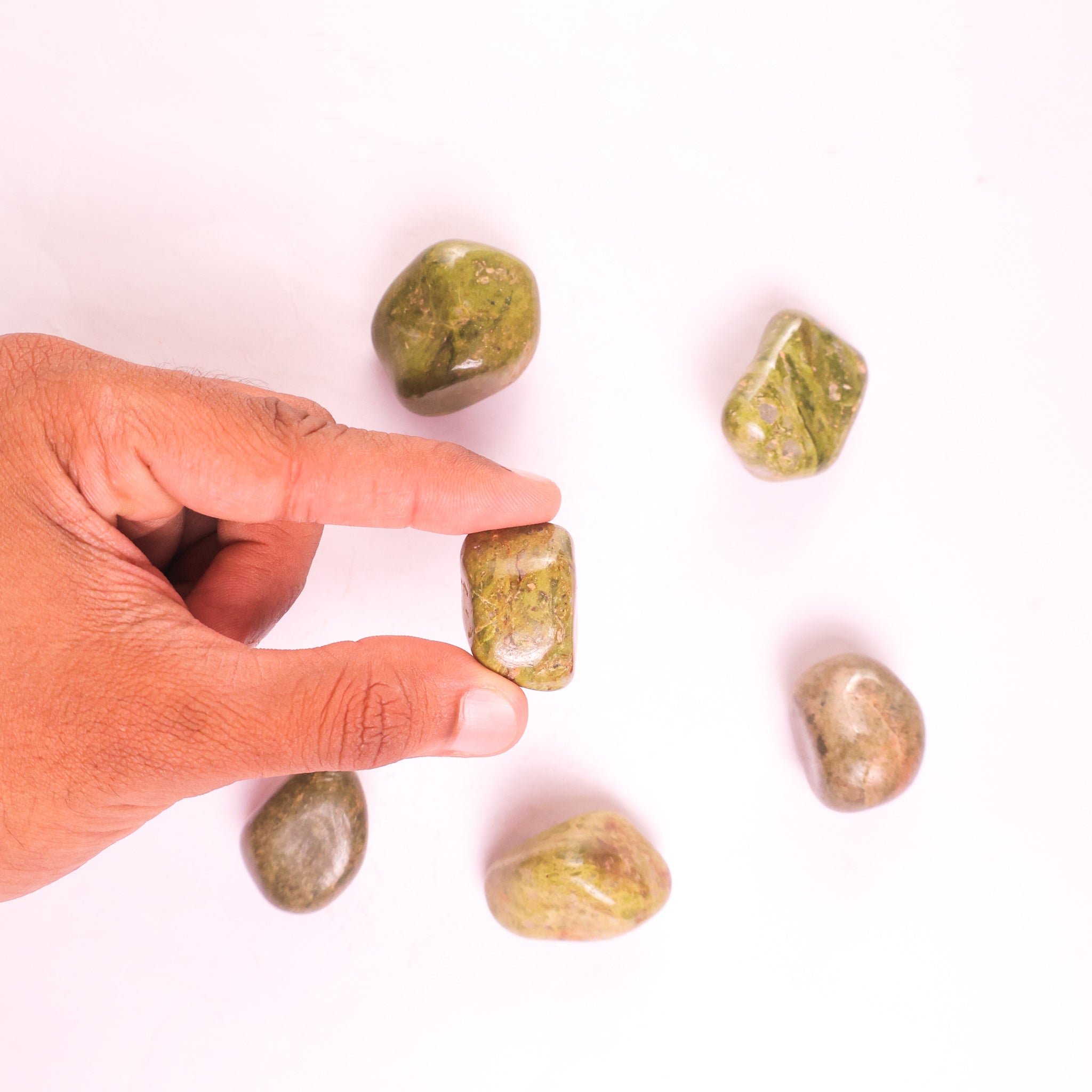 NATURAL UNAKITE TUMBLE