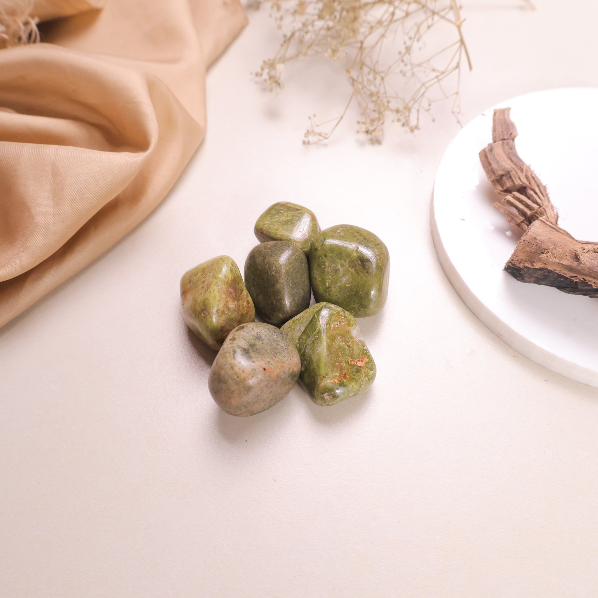 NATURAL UNAKITE TUMBLE
