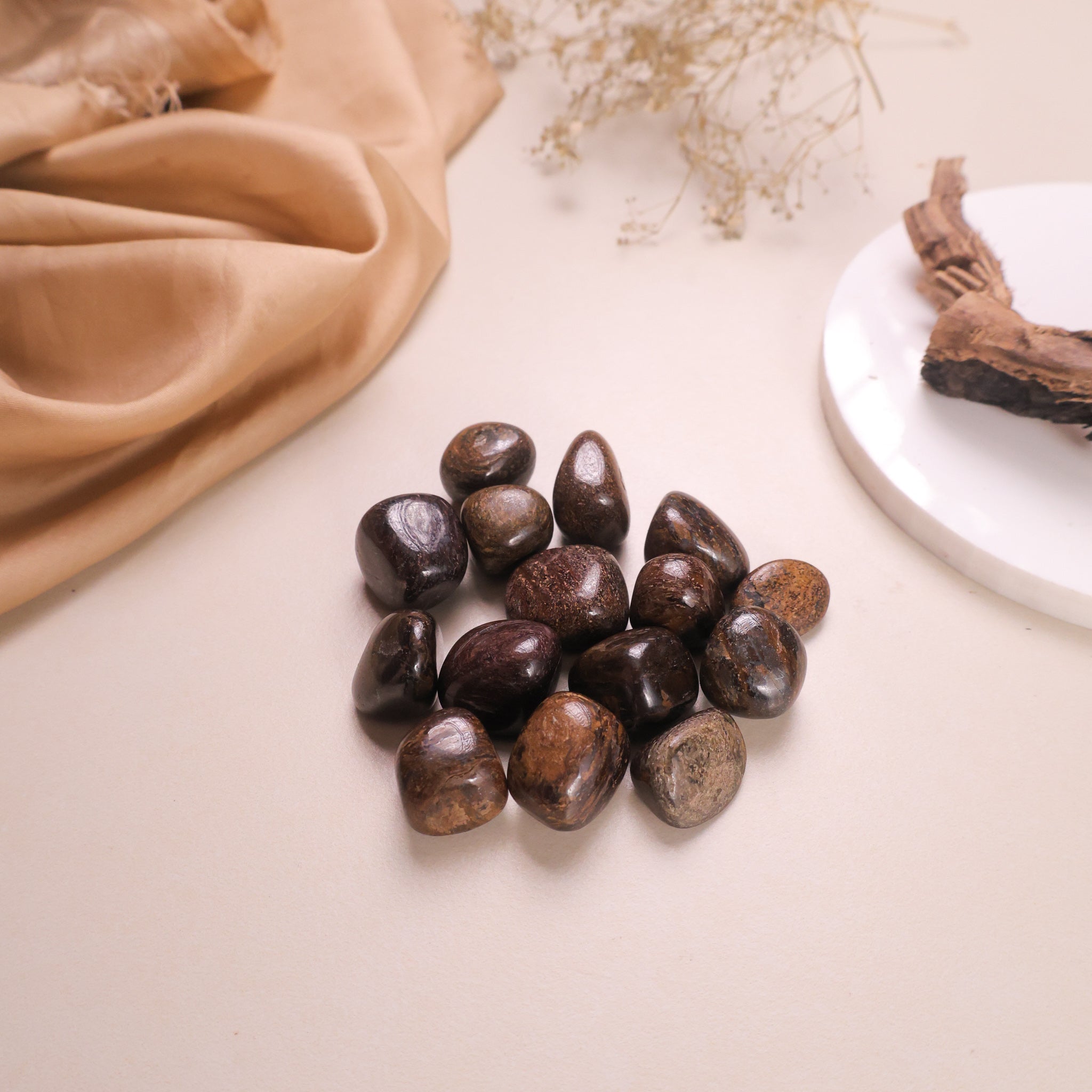 NATURAL BRONZITE TUMBLE