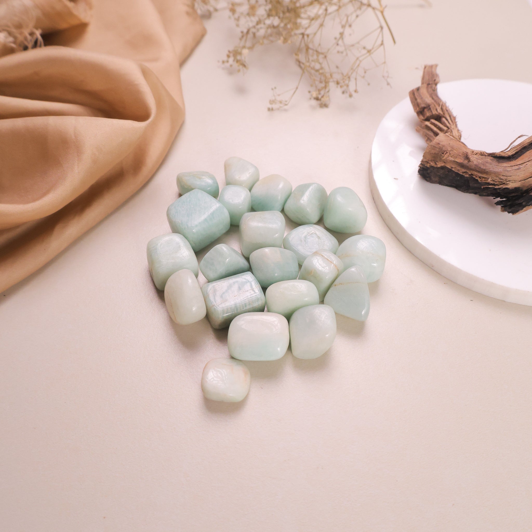 NATURAL AMAZONITE TUMBLE