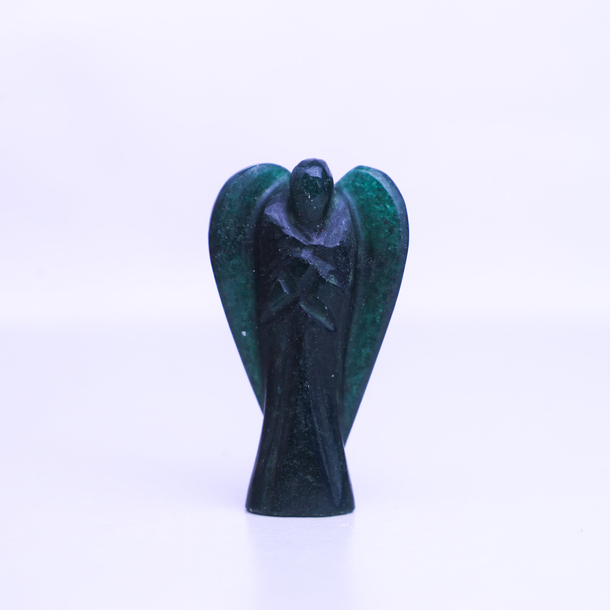 Natural Dark Green Aventurine  Angel