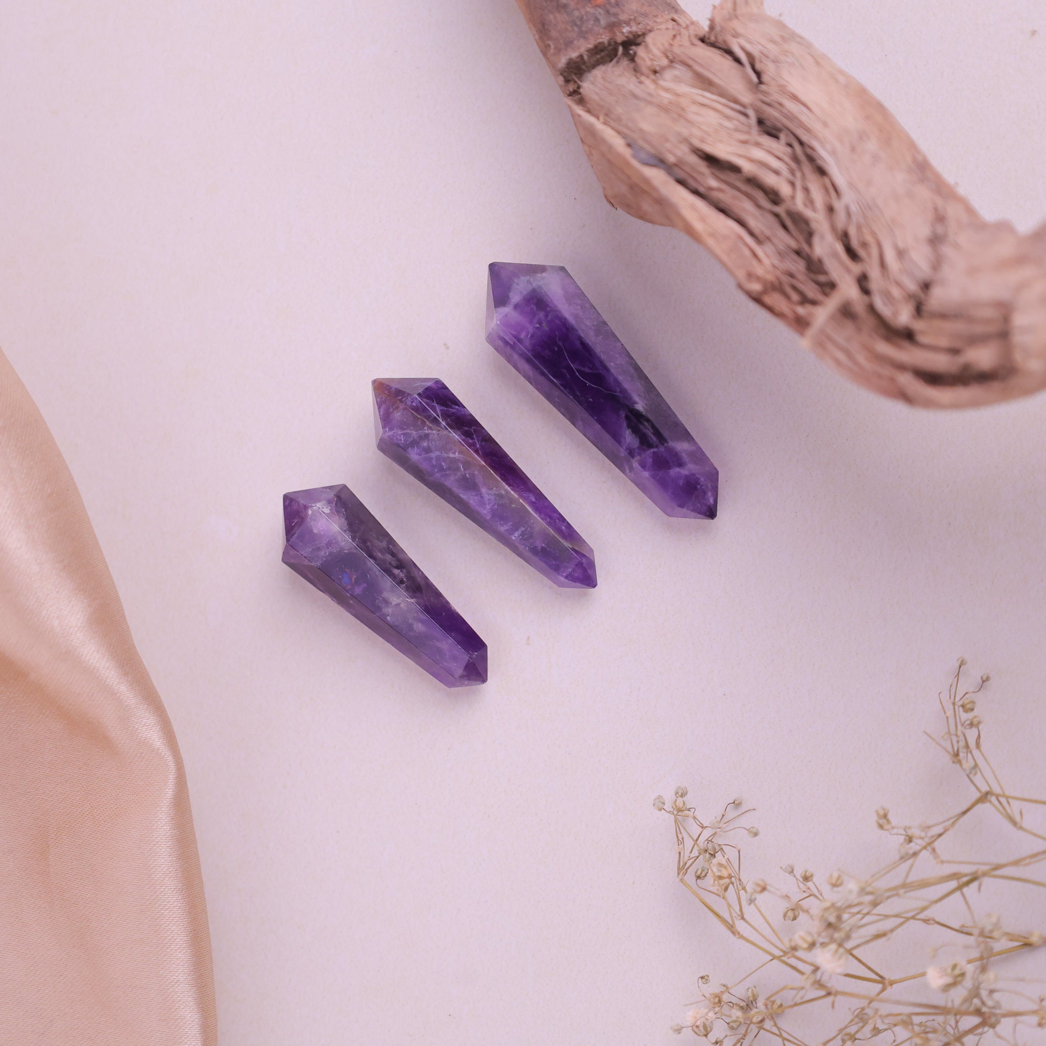 Natural Amethyst Pencil