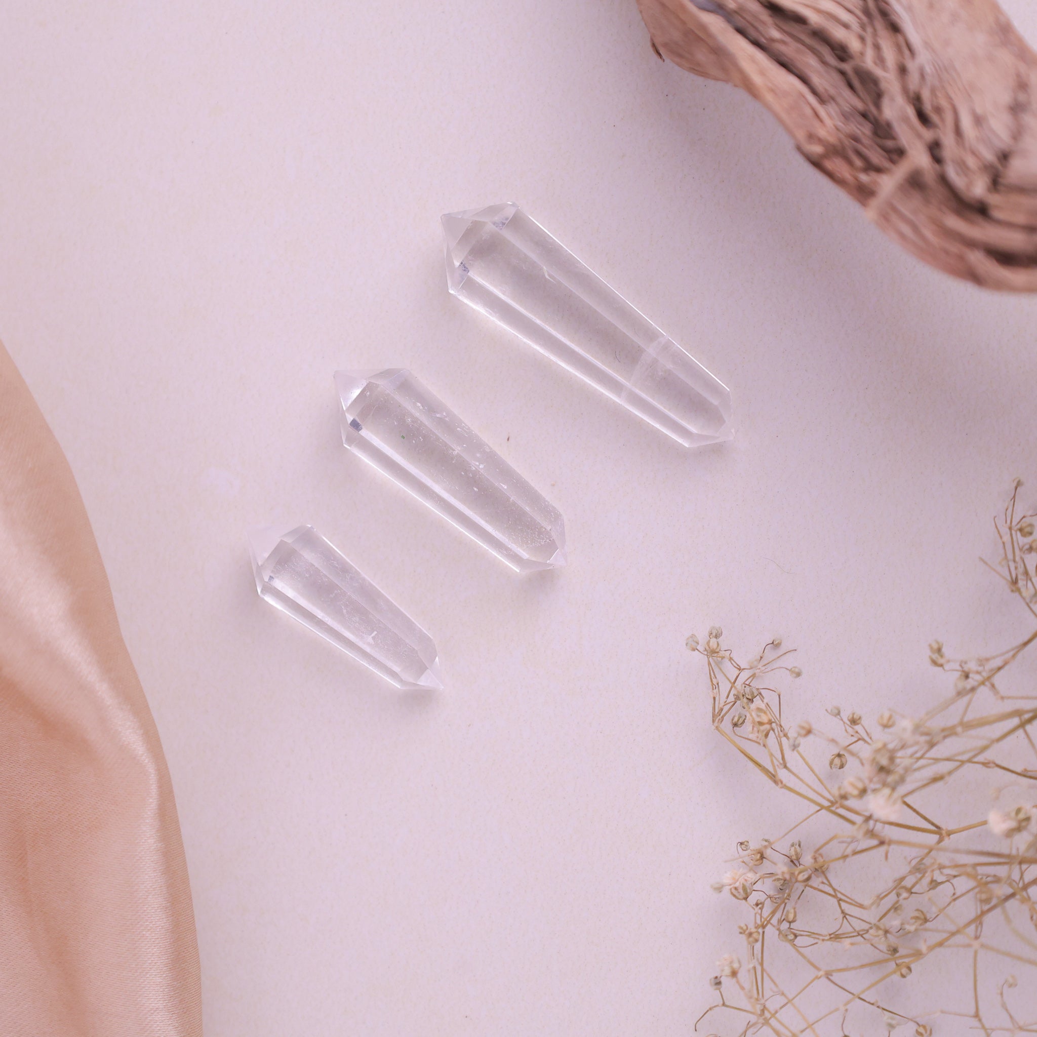 Natural Clear Quartz Pencil