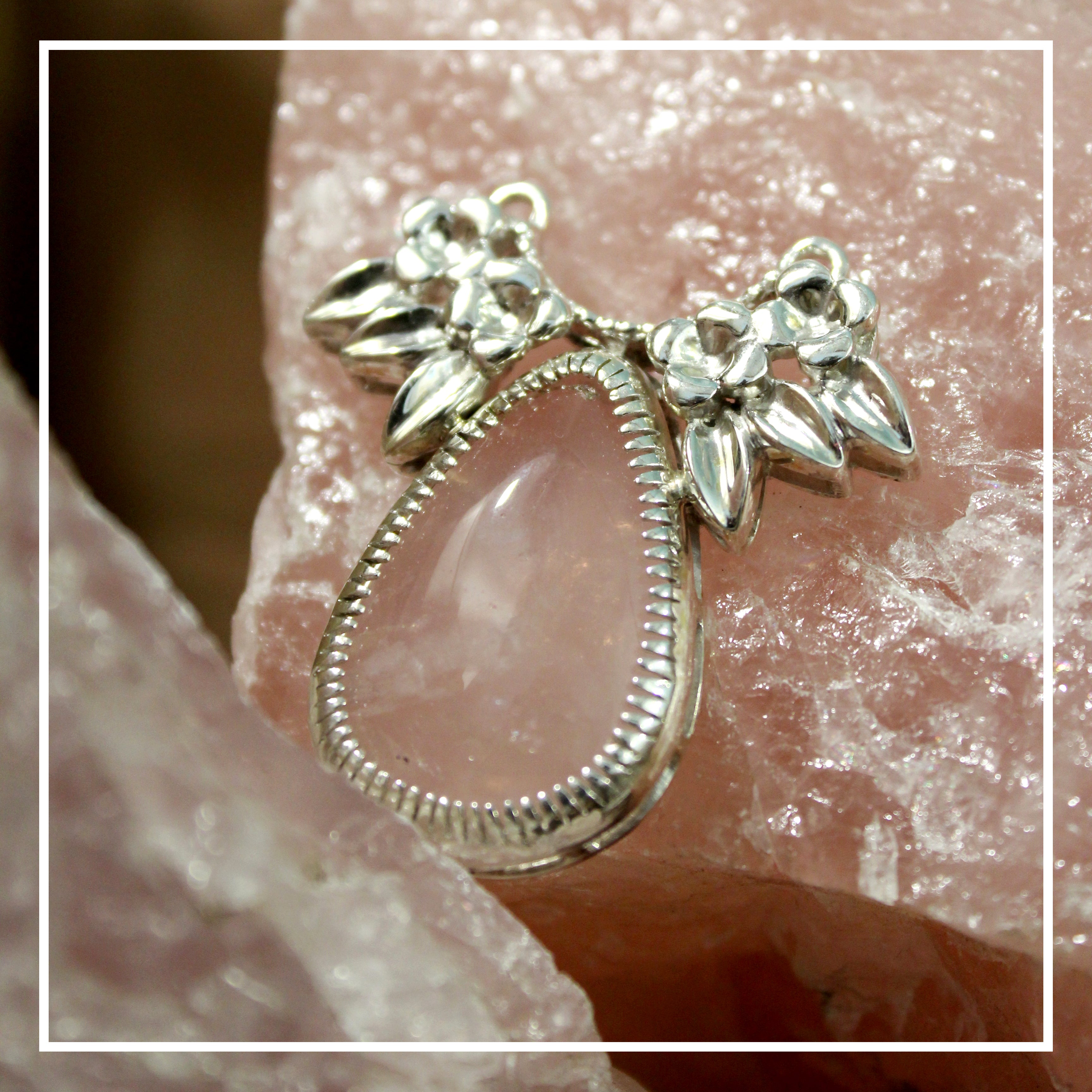 Rose Quartz Pendant | BGJP-9