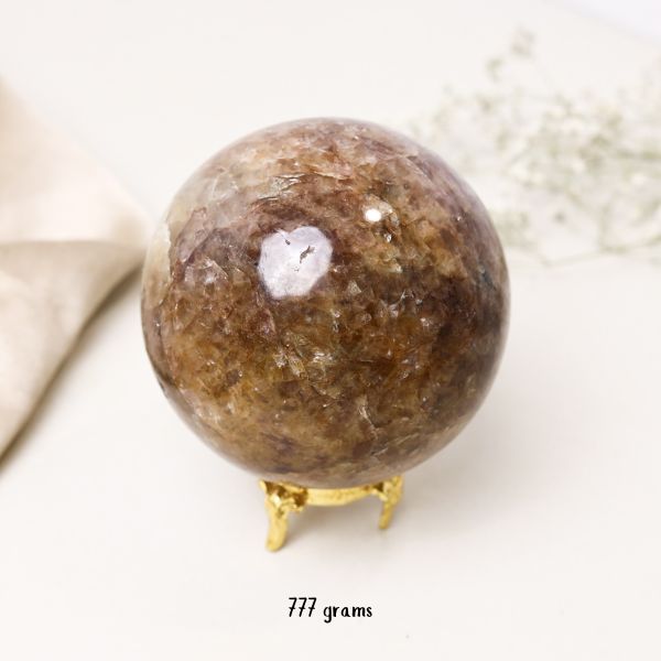 NATURAL MULTI QUARTZ  SPHERE