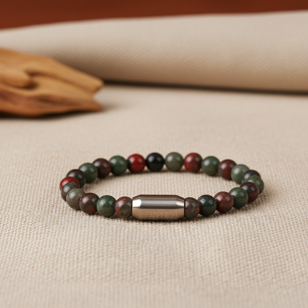 NATURAL BLOODSTONE BRACELET