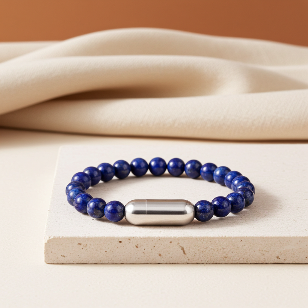 NATURAL LAPIS LAZULI BRACELET