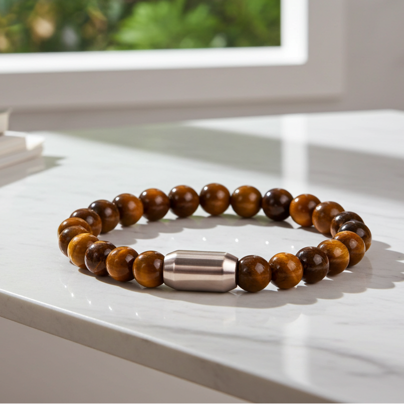 NATURAL TIGER EYE BRACELET