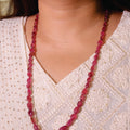 Natural Pink Tourmaline Mala