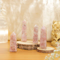 NATURAL ROSE QUARTZ  WAND