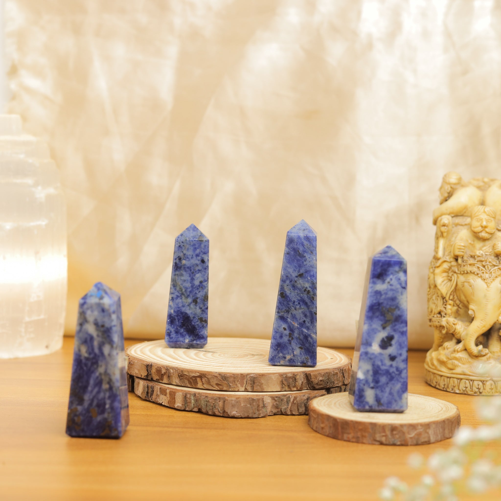 NATURAL SODALITE  WAND
