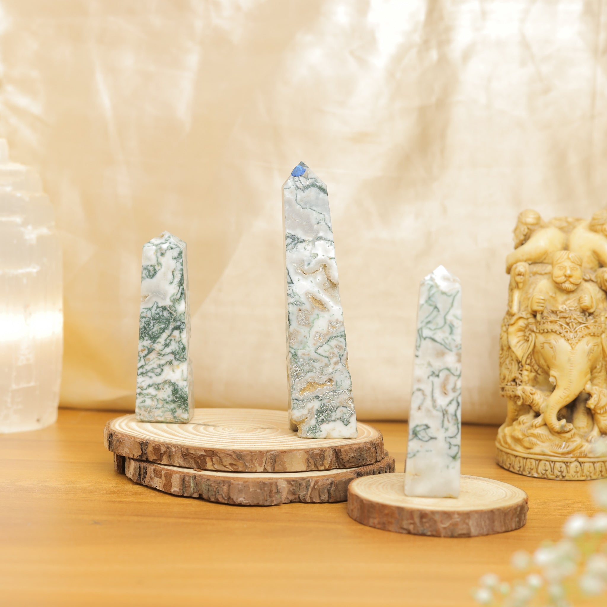 NATURAL TREE AGATE  WAND