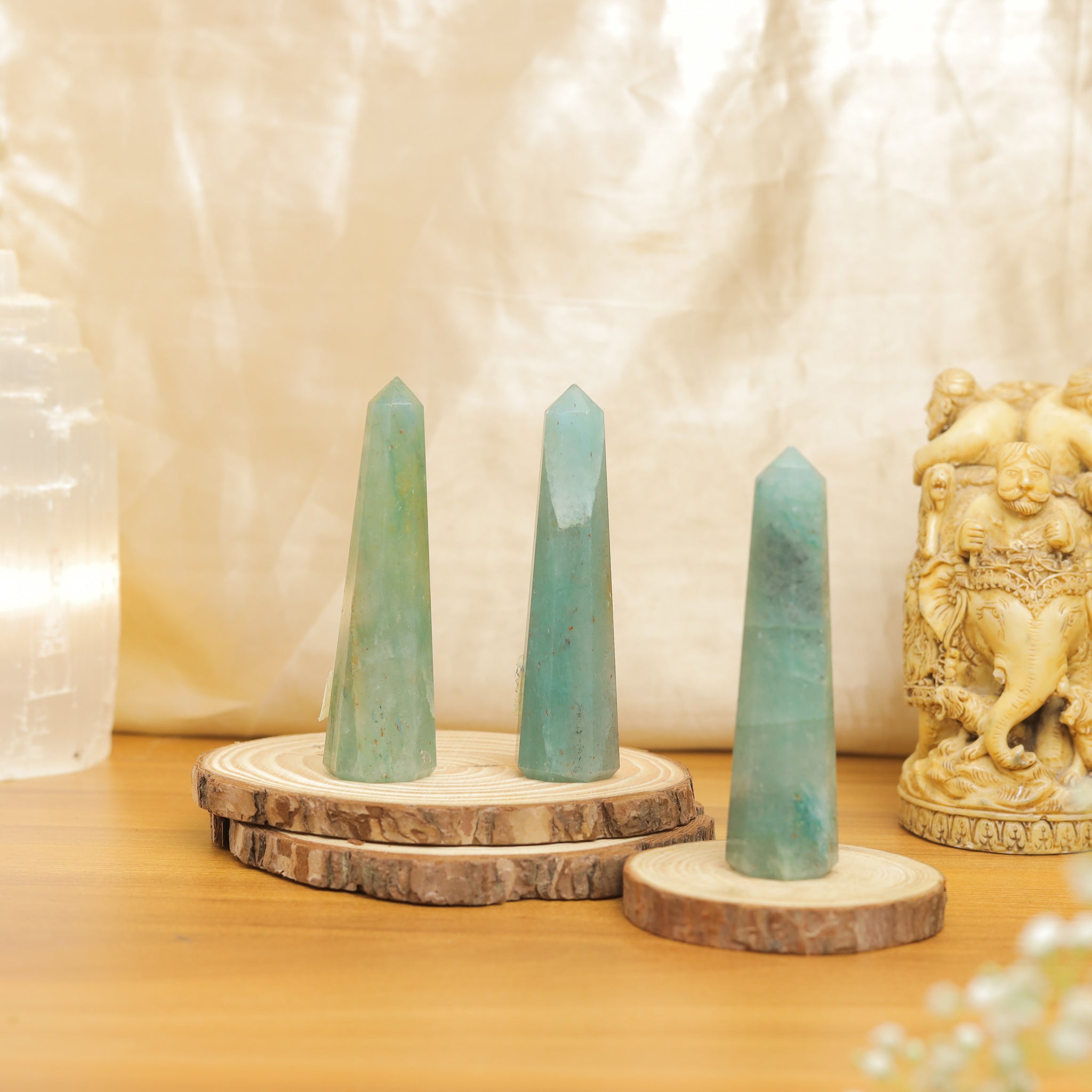 NATURAL GREEN AVENTURINE WAND