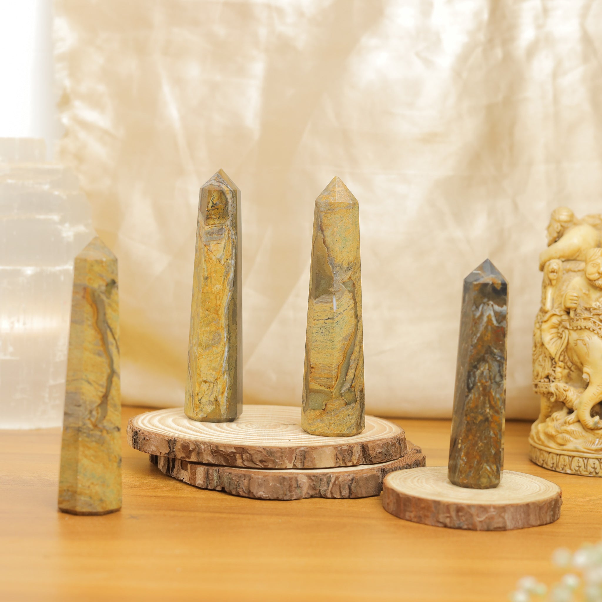 NATURAL PICASSO JASPER  WAND