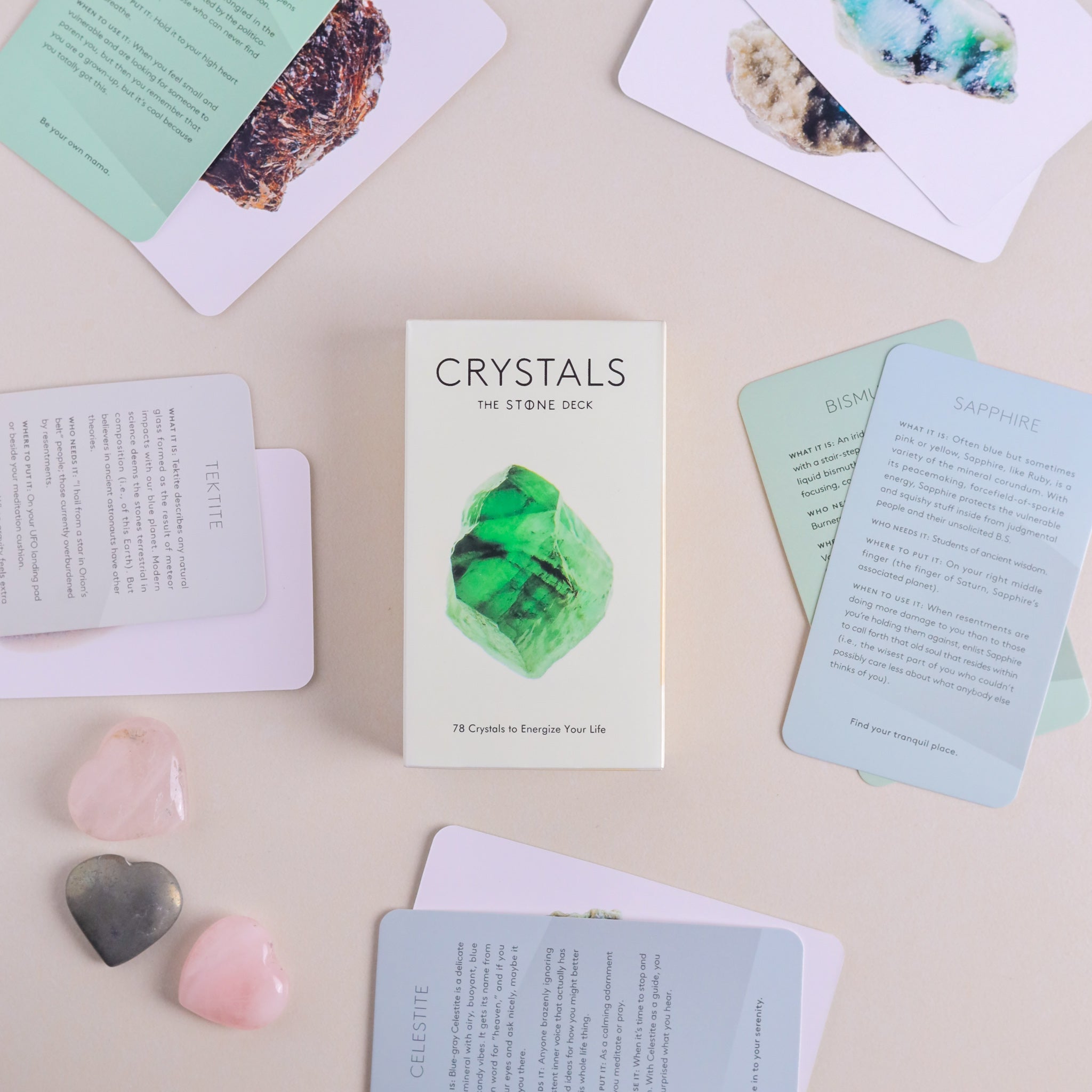 CRYSTAL THE STONE DECK TAROT CARD