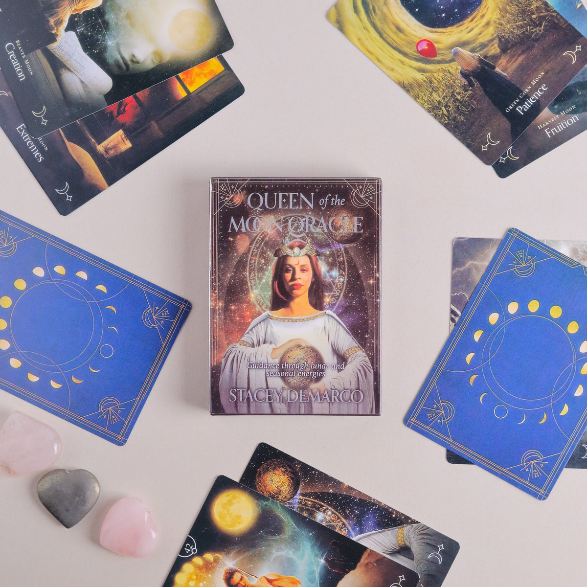 QUEEN OF THE MOON ORACLE TAROT CARD