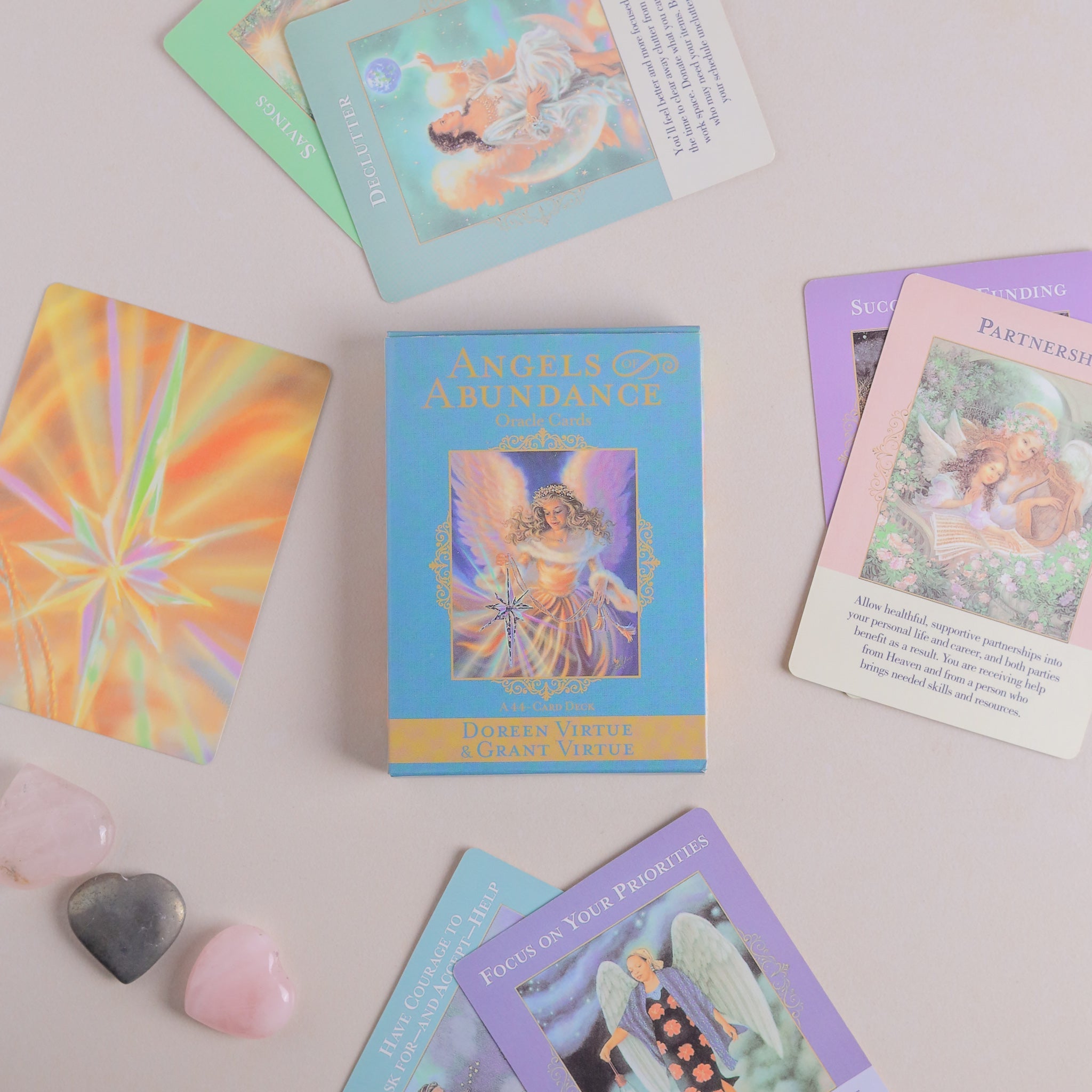 ANGLES OF ABUNDANCE TAROT CARD