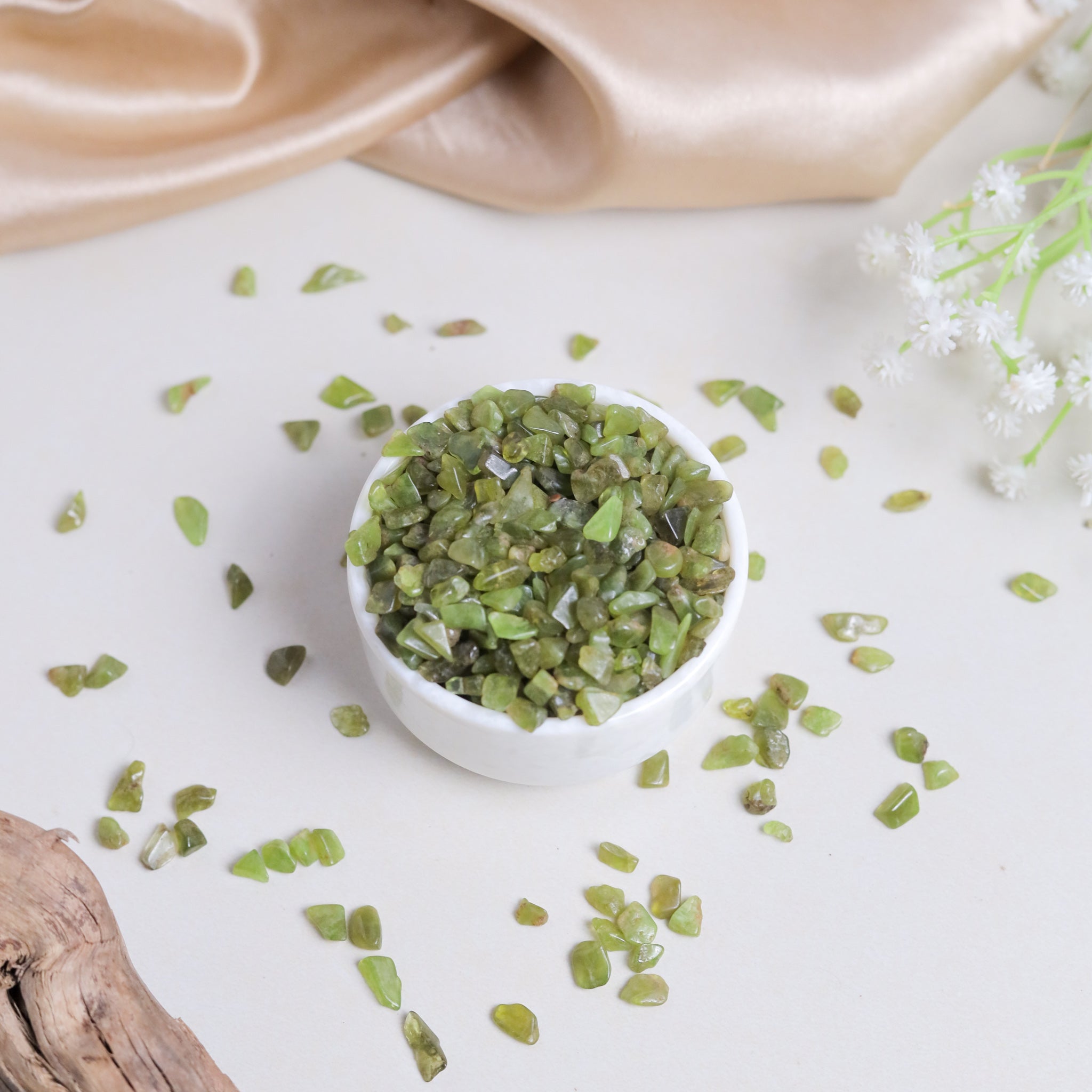 NATURAL PERIDOT CHIPS