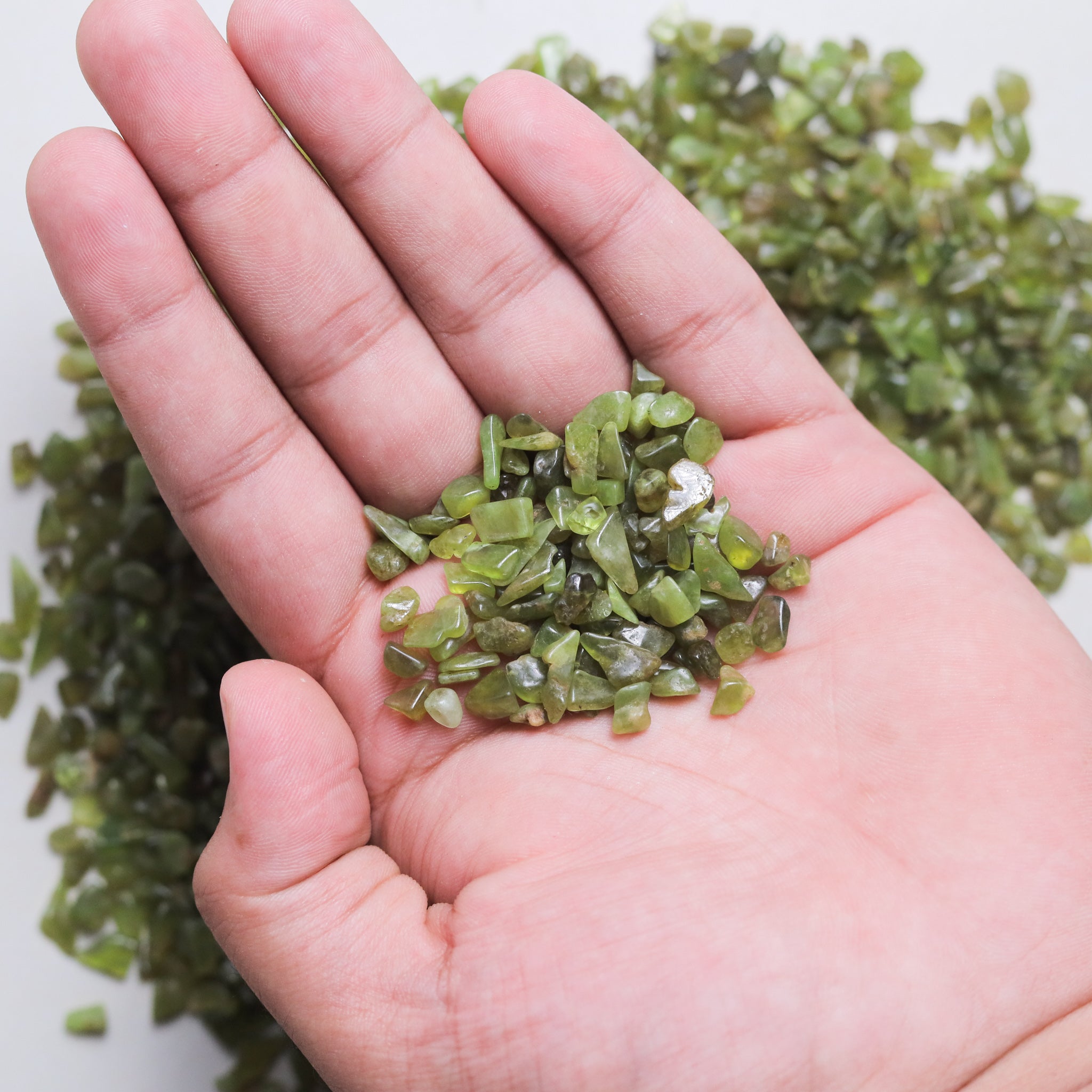 NATURAL PERIDOT CHIPS